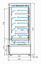 Чертеж FC20-08 VL 1,0-1 0300 STANDARD (фронт X5L распашные двери)