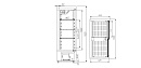 Чертеж SHKH-0,8К (sliding doors)