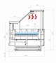 Чертеж GC110 BM 1,25-1 Food warmer (version 2.0) (steam) (no sidewalls )
