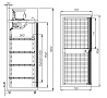 Чертеж R1400К (sliding doors) Сarboma INOX
