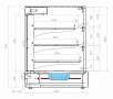 Чертеж AC45 HWB 0,9-1 Food warmer (self)