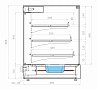 Чертеж AC45 HWB 0,7-1 Food warmer