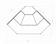 Чертеж  GC120 VV-5-1 внешний угол (версия 2.0)  (без боковин)