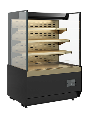 KS70 VM 0,9-2 STANDARD open, refrigerated display counter UPSTRAIGHT sidewall (version 2.0) (9005-0109)