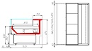 Чертеж GC110 VM 2,0-2 (with sidewalls, dynamics, open) 0011-9006