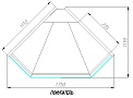 Чертеж G110 VM-5 (90-degree outside corner, dynamics)